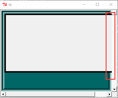 python tkinter画布create window_Python Tkinter Canvas'边框与“create\u window ...