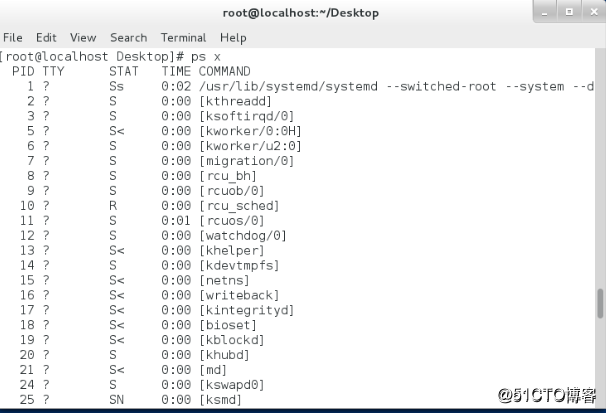 Linux进程和服务的控制