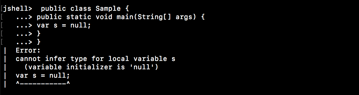 java 类型推导_java 10 的变量类型推导（Local Variable Type Inference ）-CSDN博客