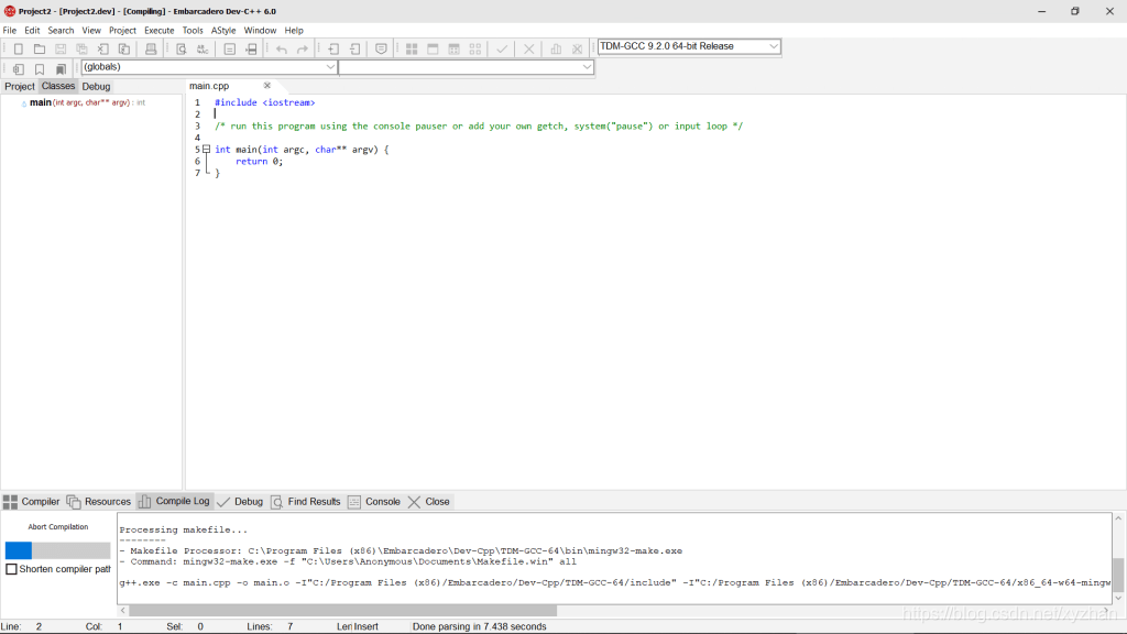 Embarcadero Dev-C ++ 6.0