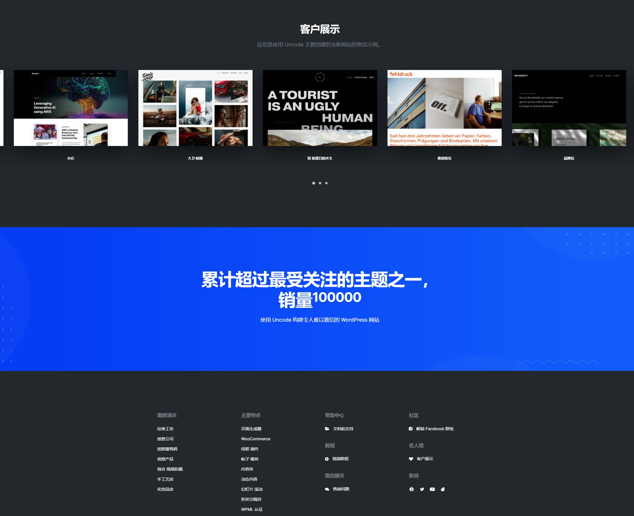 Uncode主题 - 创意和WooCommerce WordPress主题