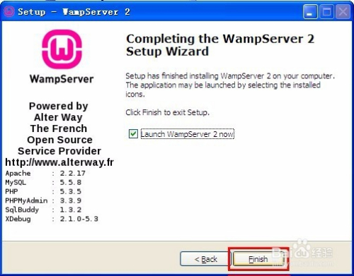 windows环境下wampserver安装及配置详细教程