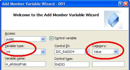 Adding an 'int' Value Variable to the Dialog