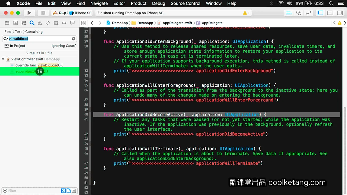 互动教程 for Xcode9 & Swift4-酷课堂