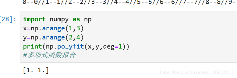 numpy中的polyfit_np.polyfit-CSDN博客