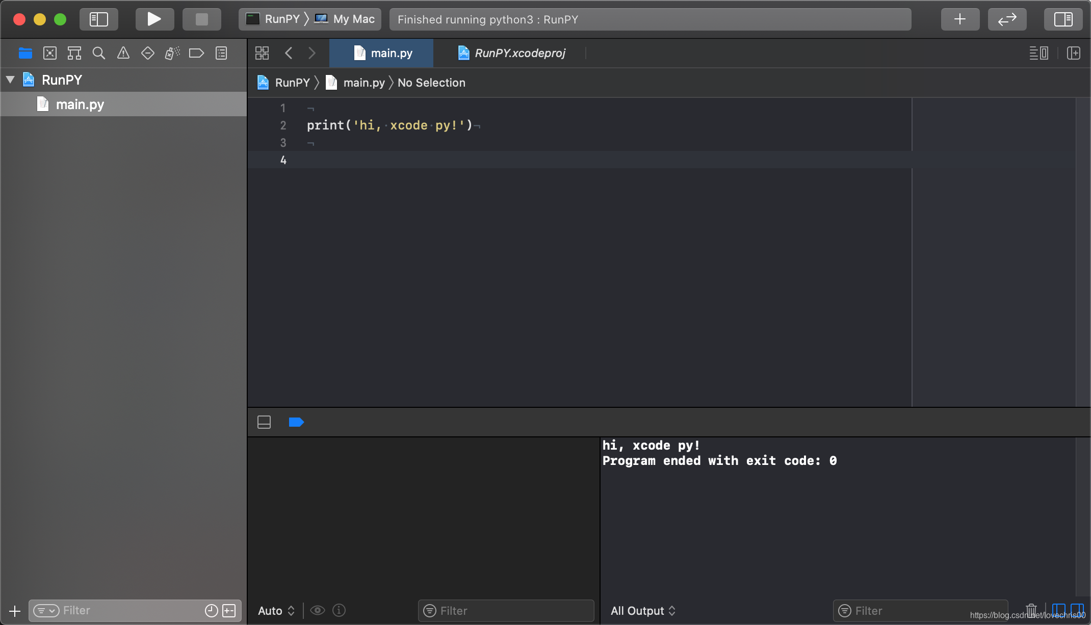 使用 Xcode 运行 python等脚本语言（perl, ruby）_伊织code-CSDN博客
