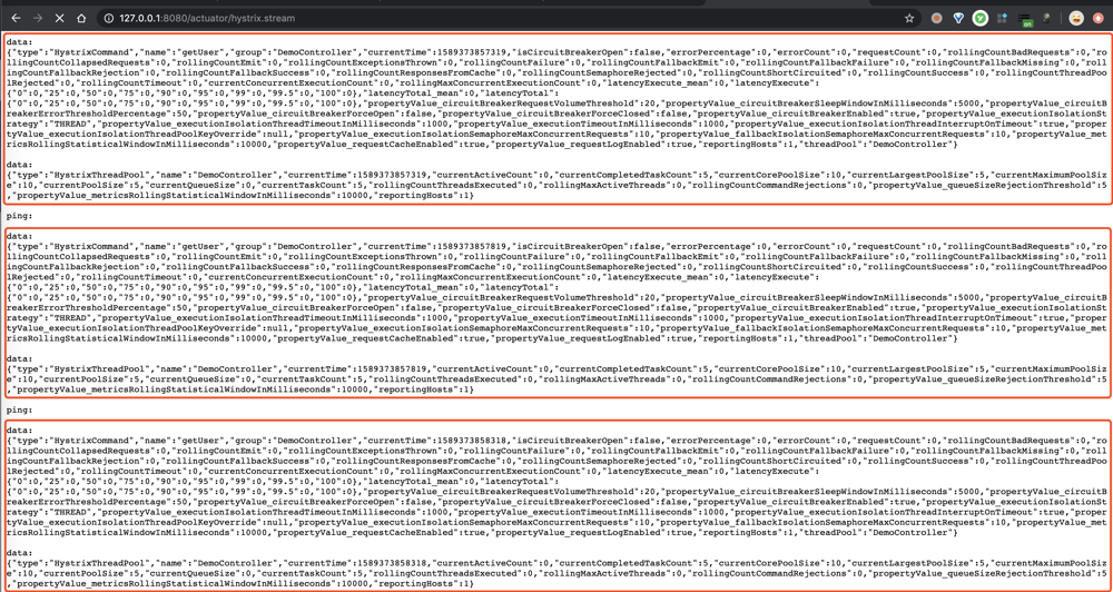 `hystrix.stream` 端点 
