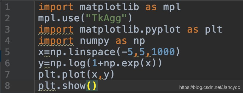 一定要在导入matplotlib.pyplot库之前插入第1和2行，否则是无效的