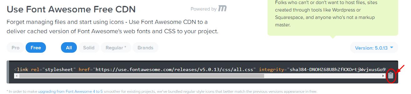 fontawesome-CDN