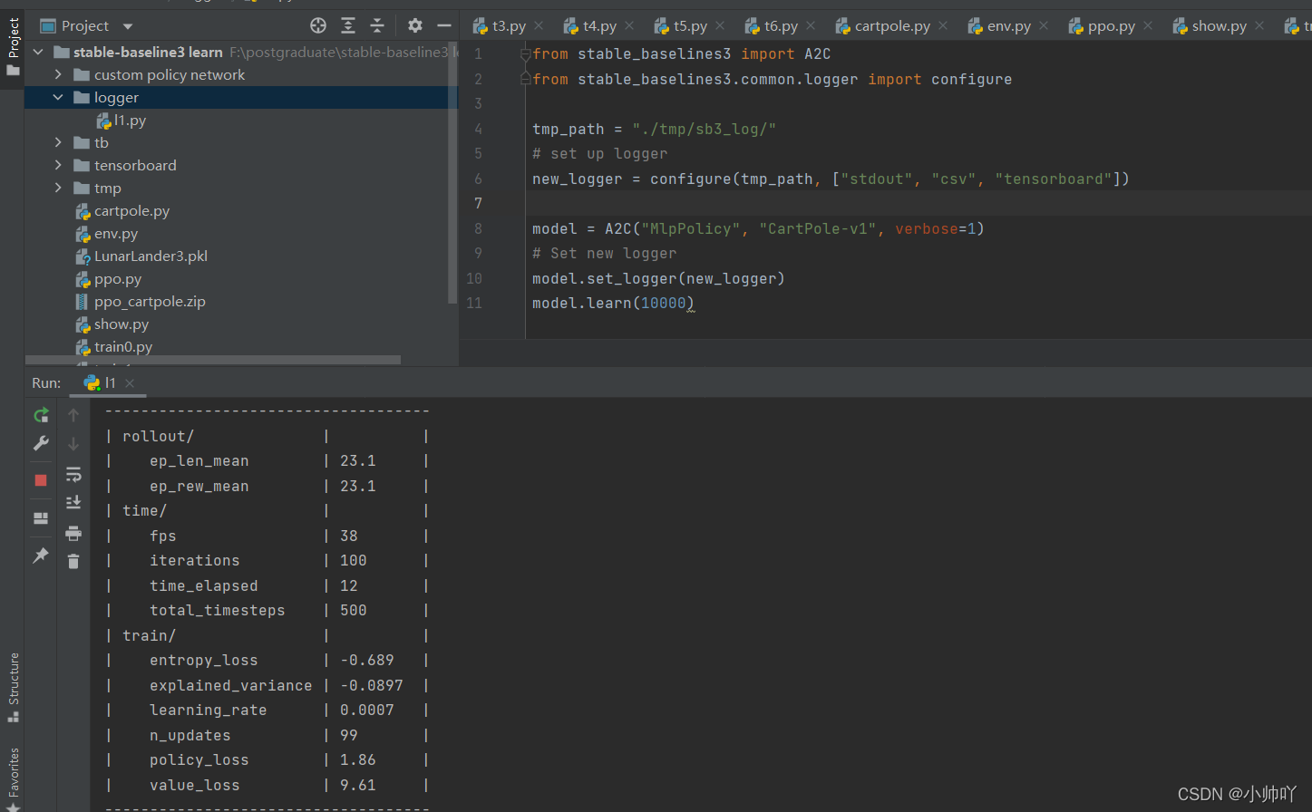 stable-baselines3学习之Logger_stable baselines3 logger-CSDN博客