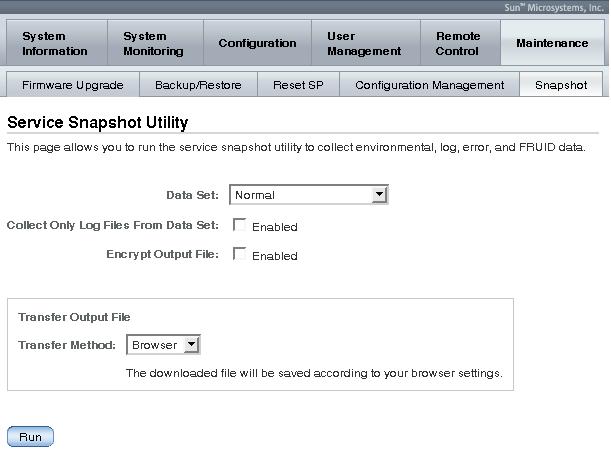 How <wbr>to <wbr>collect <wbr>ilom <wbr>Snapshot <wbr>via <wbr>Web <wbr>GUI