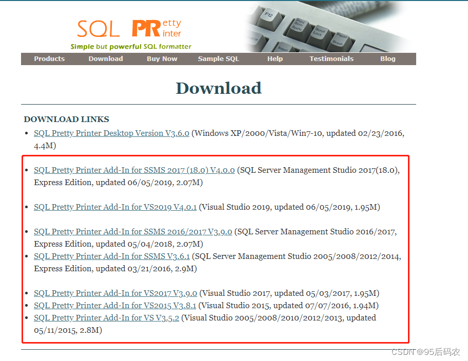 基于SSMS的Sqlserver美化插件SQL Pretty Printer_sqlserver美化器-CSDN博客