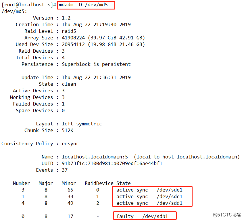 RAID磁盘阵列之RAID 5