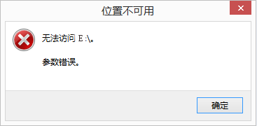 磁盘提示无法访问参数错误，里面的文件怎么找回
