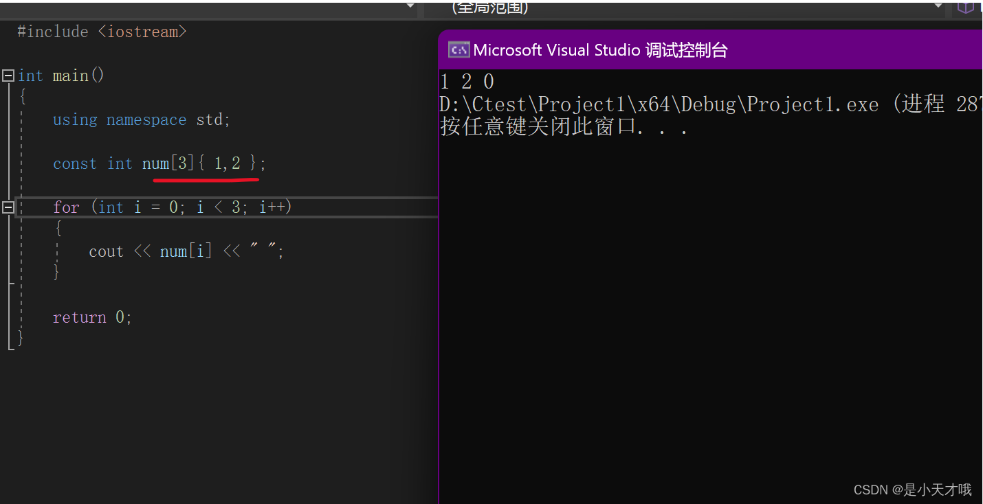C++数组详解:定义、初始化与操作-CSDN博客