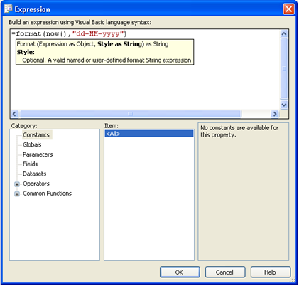 expression editor with intellisense 