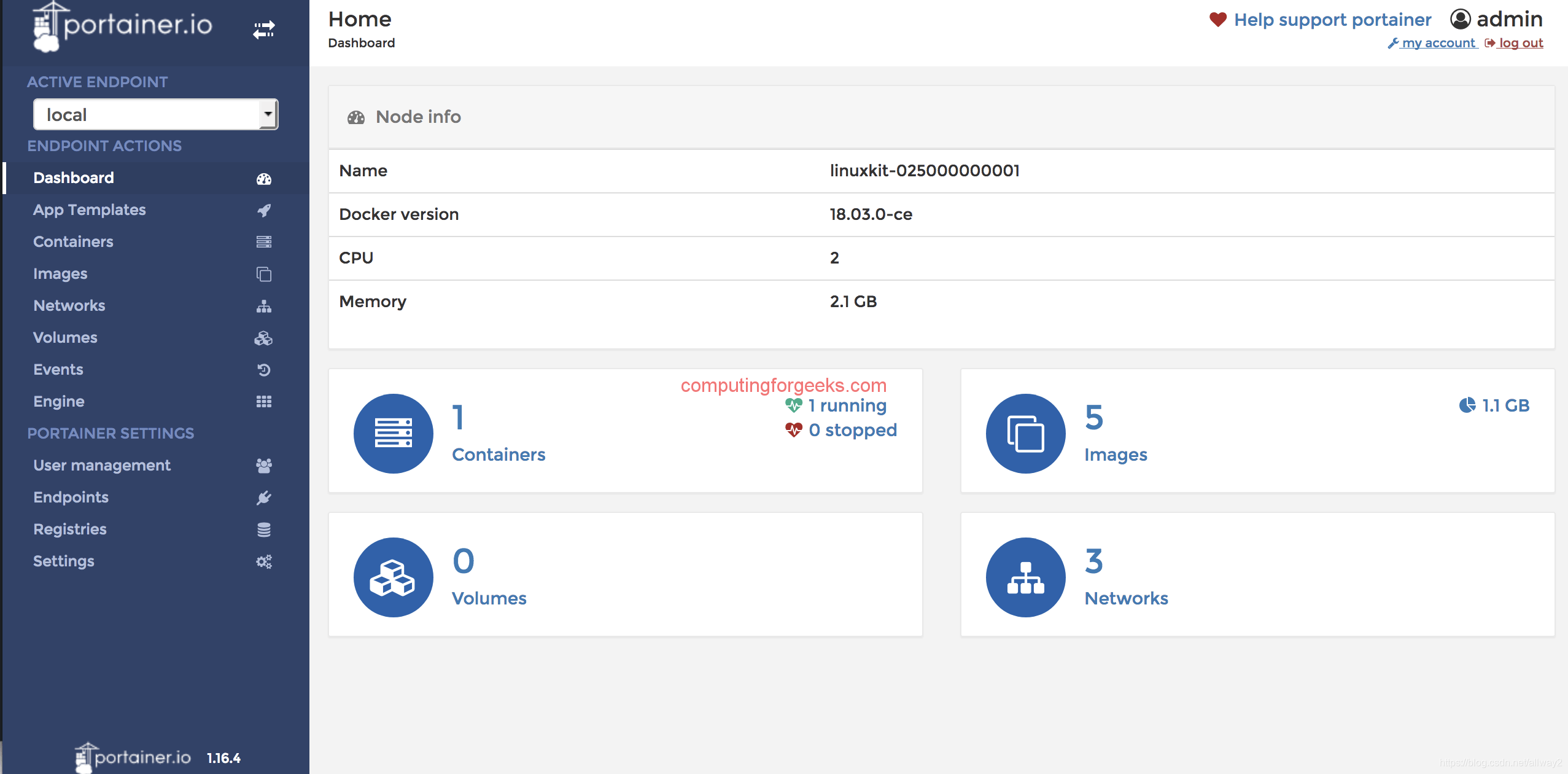 安装Docker WEBGUI管理工具Portainer_docker web gui-CSDN博客