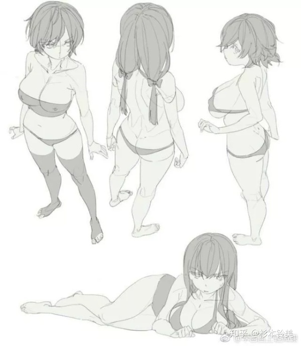 如何画螺旋线_如何练习绘画女性胸部?