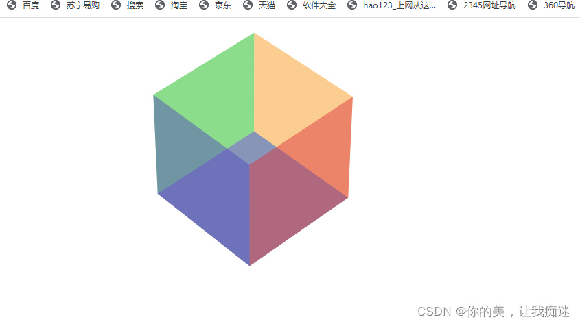 制作正方体html+css3(动画)_html正方体代码-CSDN博客