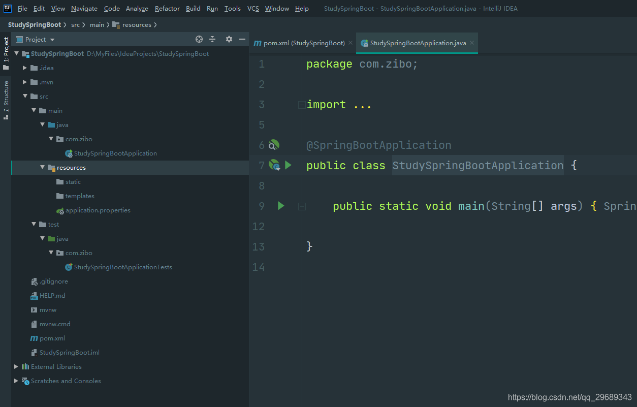 【Spring Boot】001-Spring Boot入门_初始项目运行截图-CSDN博客