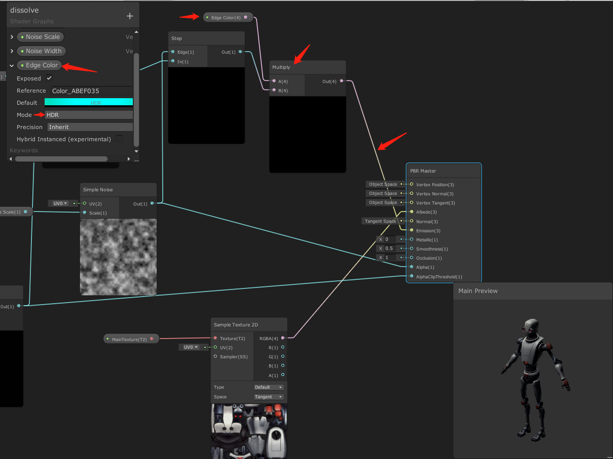 Unity Shader Graph 制作Dissolve溶解效果_unity shader从左到右溶解效果-CSDN博客