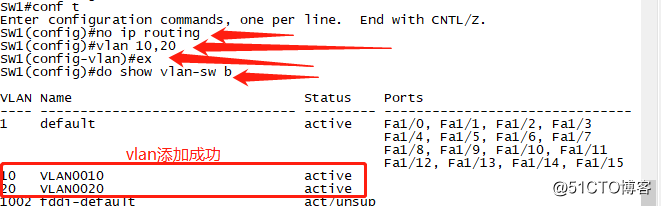 Trunk链路的配置