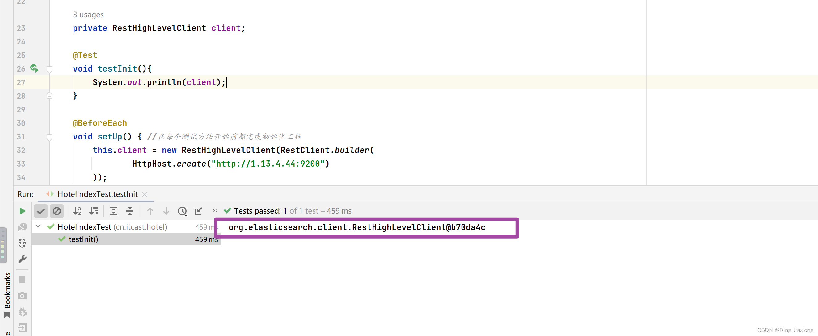 微服务框架 SpringCloud微服务架构 20 RestClient 操作索引库 20.3 初始化RestClient_cn ...