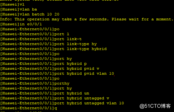 【作业】将2台交换机分别连接2台PC机，设置不同vlan，实现不同vlan之间互通