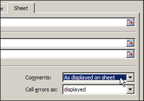 CommentsPageSetup