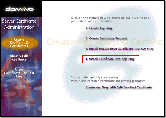 为Domino Server申请并安装SSL证书(基于Thowte SSL123 类型证书)_为Domino Server申请并安装S_10