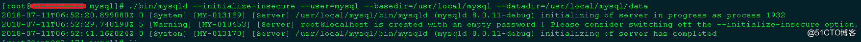 CentOS7 下源码安装MySQL 8.0.11