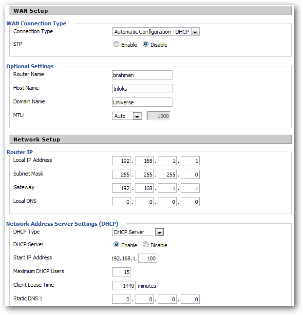 DHCP