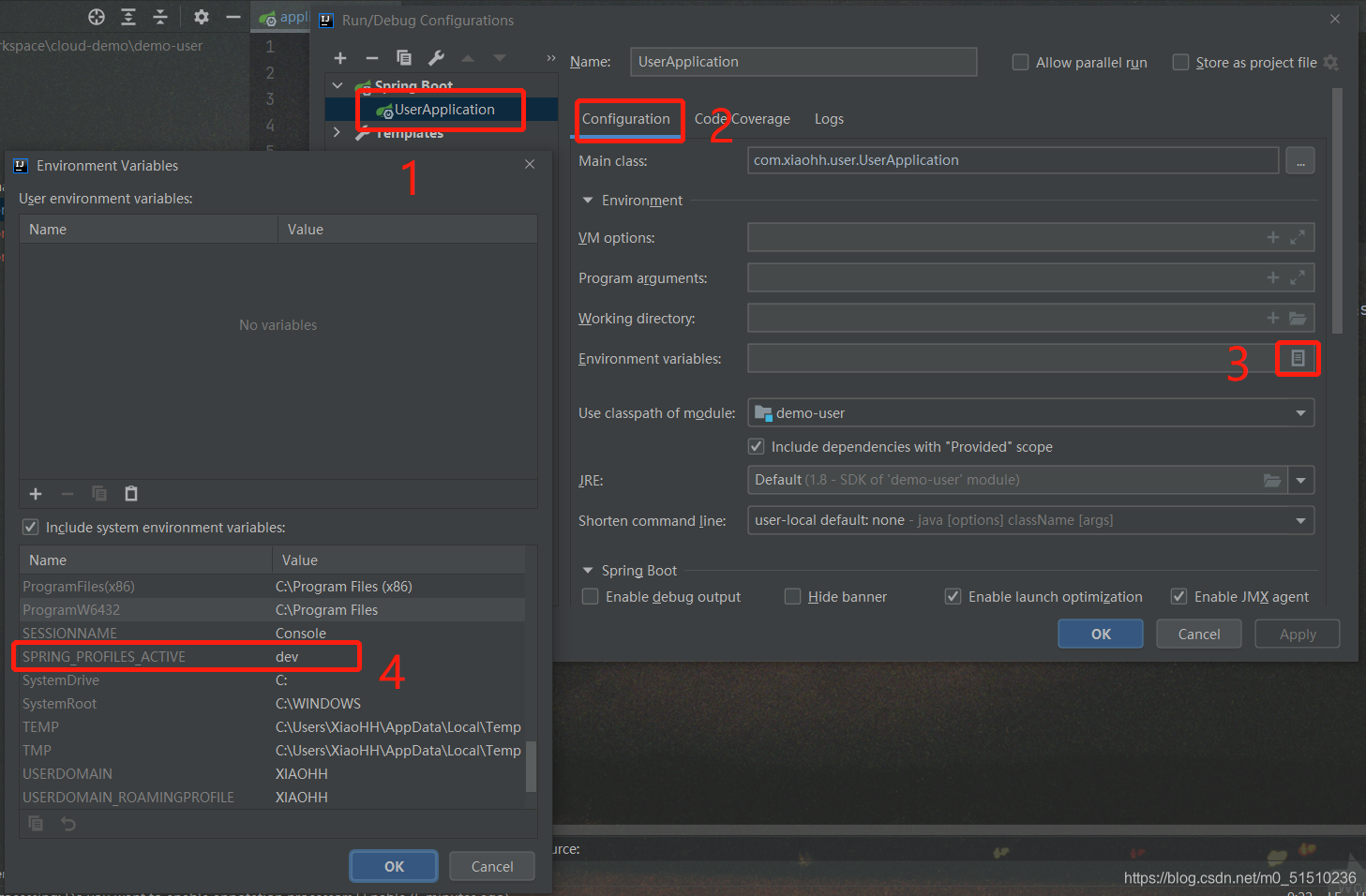 idea的环境变量显示