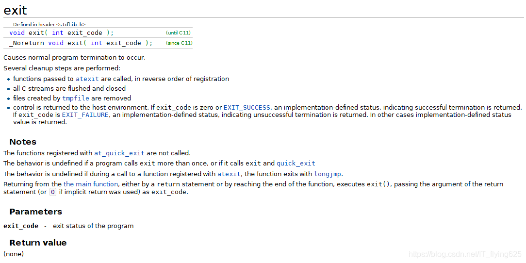 C/C++中的exit()函数_c++ exit(0)-CSDN博客