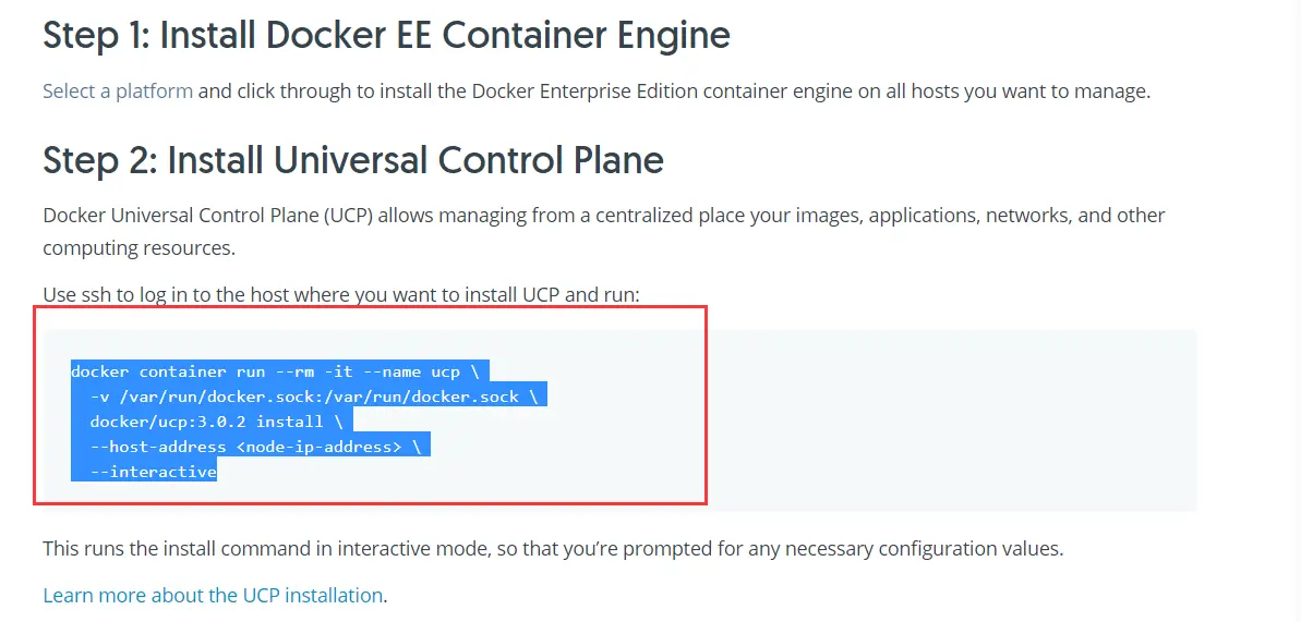『中级篇』docker企业版本地安装之UCP（57）