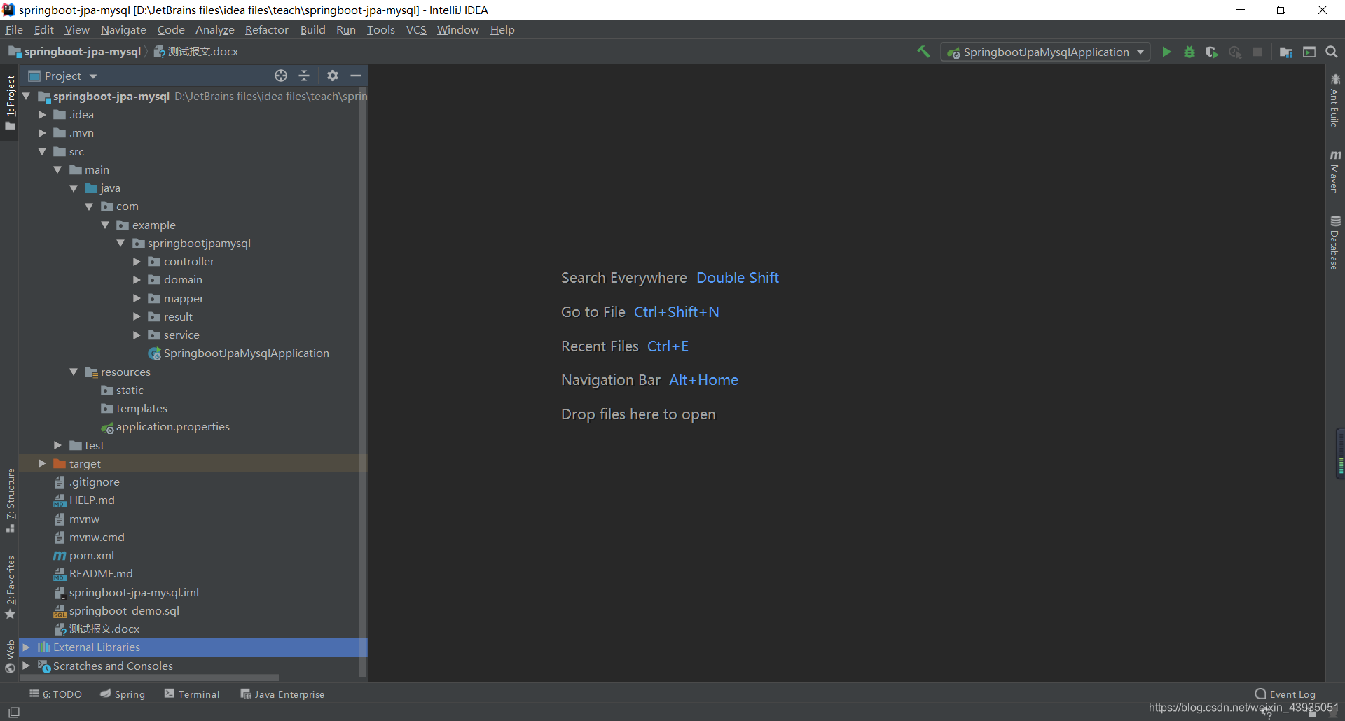 springboot + jpa(hibernate) + MySQL_springboot+mysql+jpa-CSDN博客