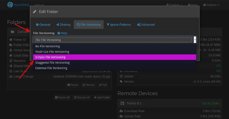 同步文件版本控制