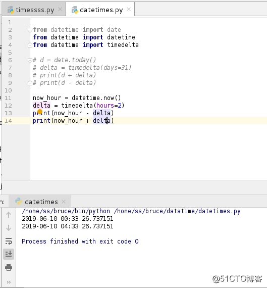 python时间模块datetime模块