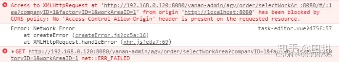 跨域报错
