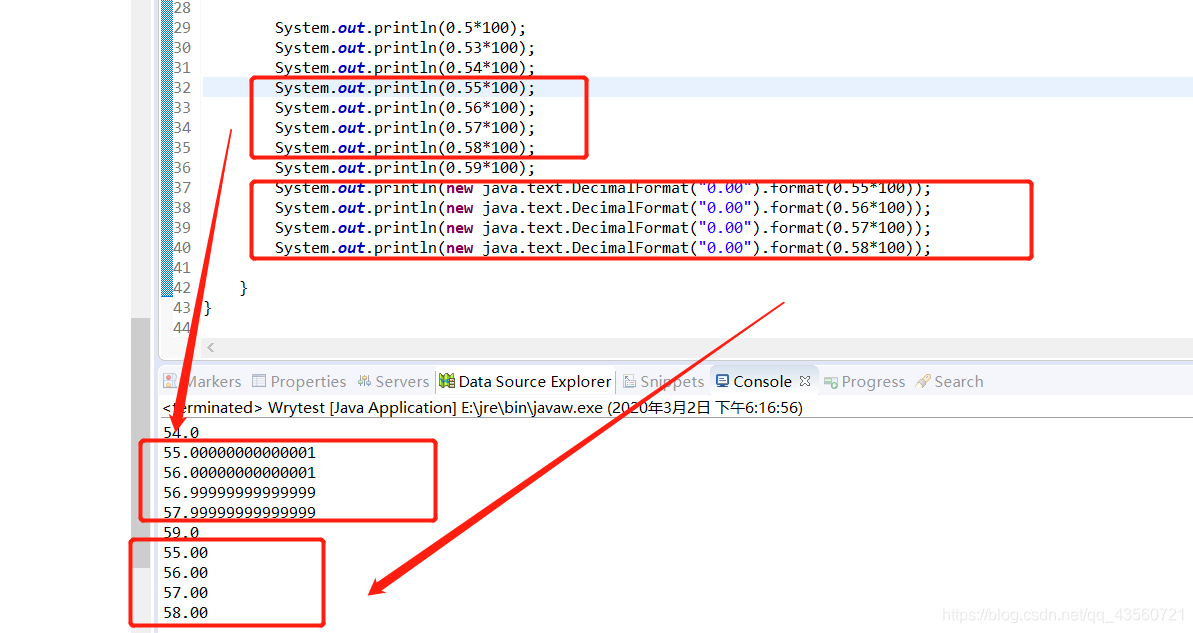 java中0.55,0.56,0.57,0.58遇到坑的解决方法_java 0.57*100-CSDN博客