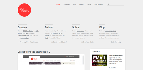 25 Best CSS Web Design Showcase Directories