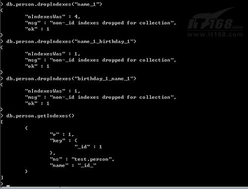 八天学会MongoDB：第四天 索引操作