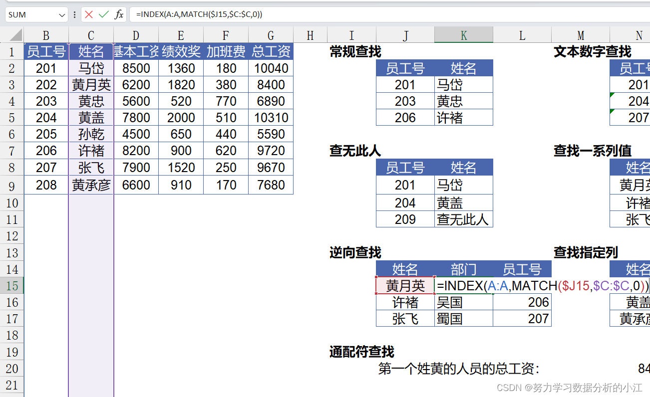 EXCEL:查找与引用函数_address函数-CSDN博客