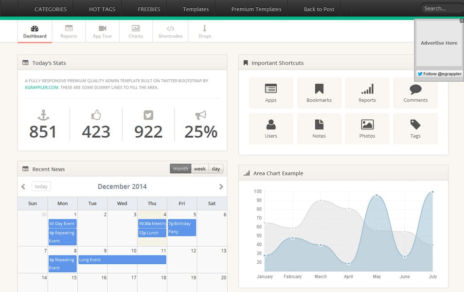 TemplateVamp - Twitter Bootstrap Admin Template