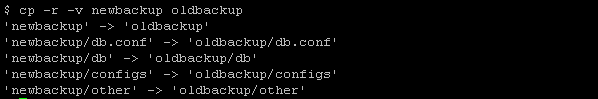 Copy Verbosely