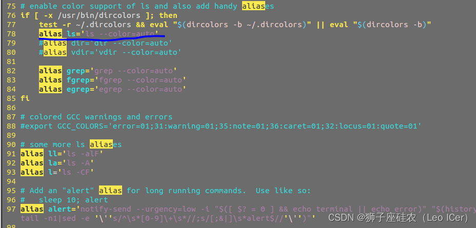 linux的alias为常用命令设置别名_.bashrc怎么设置alias命令-CSDN博客