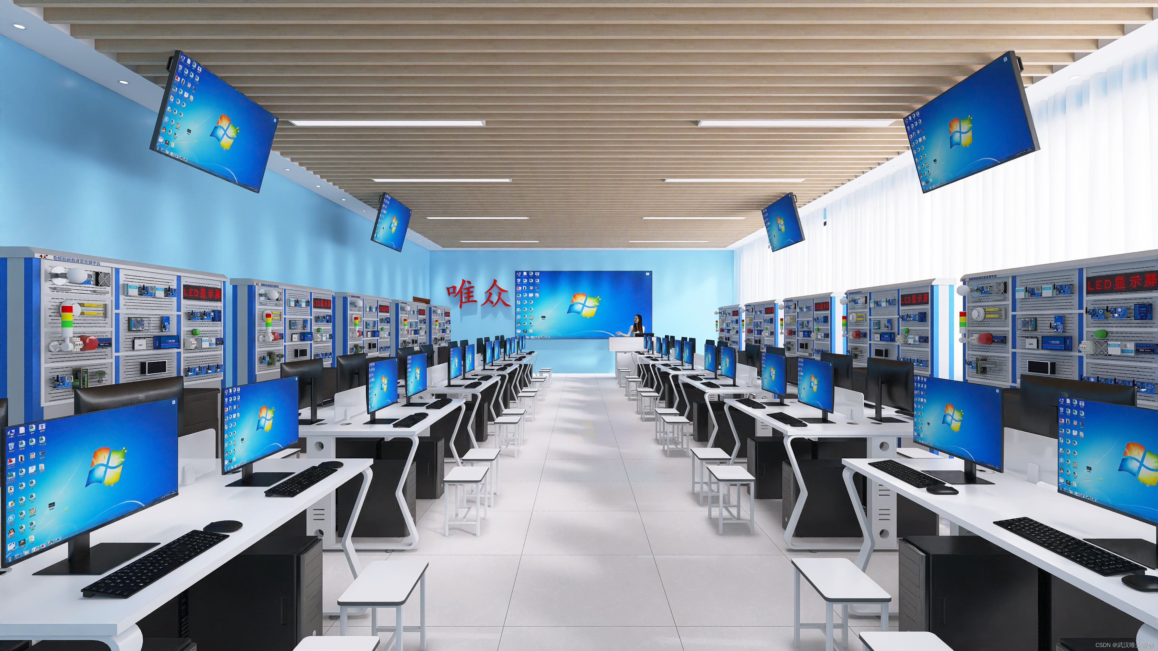 物联网工程应用实训室效果图