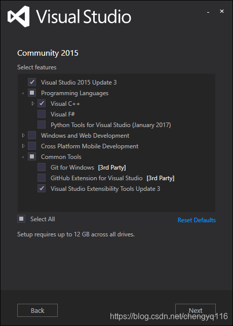 Visual Studio 2015 - 默认安装不包含 Visual C++_microsoft visual c++ 2015-CSDN博客