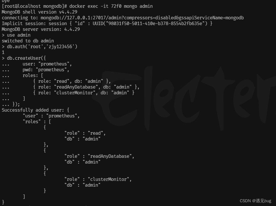Prometheus+grafana环境搭建MongoDB(docker+二进制两种方式安装)(五)_grafana mongodb 模版制作 ...
