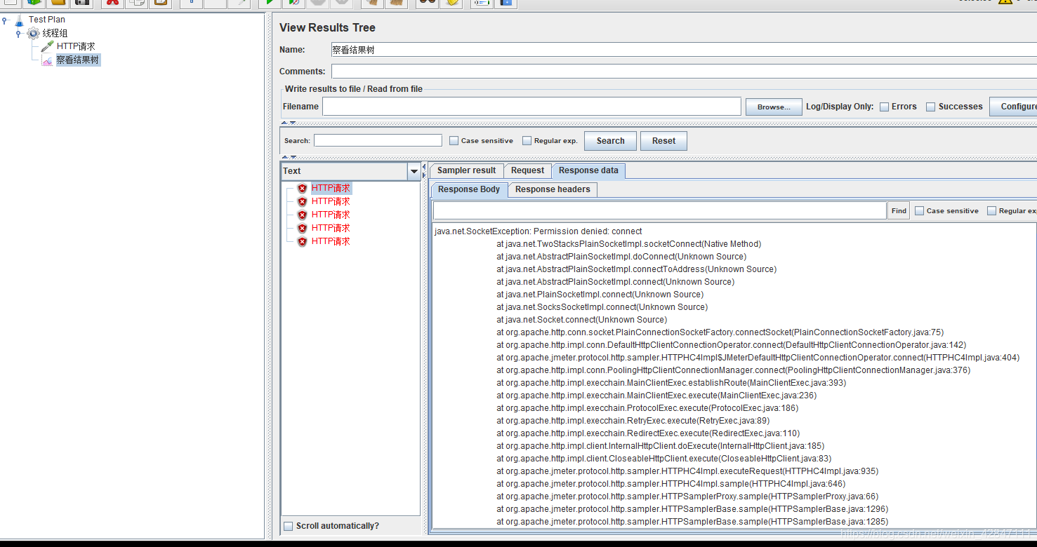 关于JMeter之java.net.SocketException: Permission denied: connect解决办法-CSDN博客